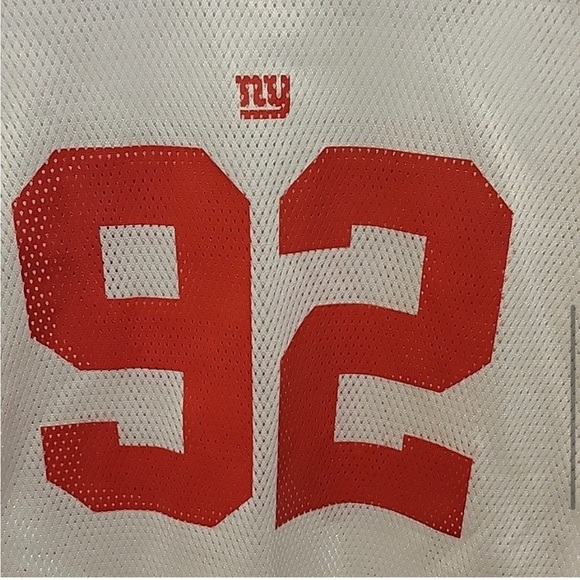 NFL REEBOK EQUIPMENT VTG NEW YORK GIANTS #92 STRAHAN....Youth XL - Picture 7 of 8
